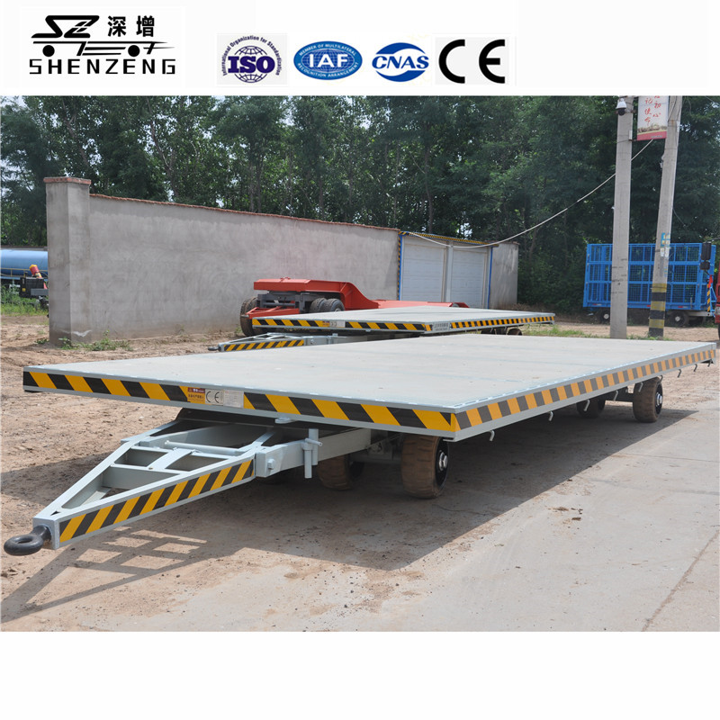 10吨 15吨 20吨平板拖车 厂内中专拖挂车 中专运输全挂拖车 板车