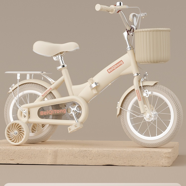 New Kidsren's Bicycle Girls 3-6-8-9-10 Years Old Boys and Girls Bicycle Kidsren's Foldableing Bicycle