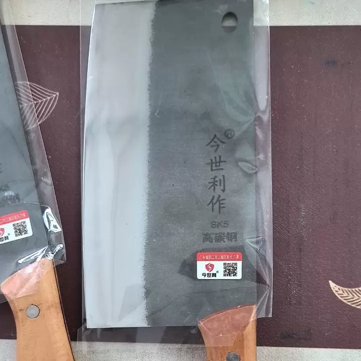 今世利锻打切片刀具菜刀家用厨师切肉锋利不锈钢手工高碳钢