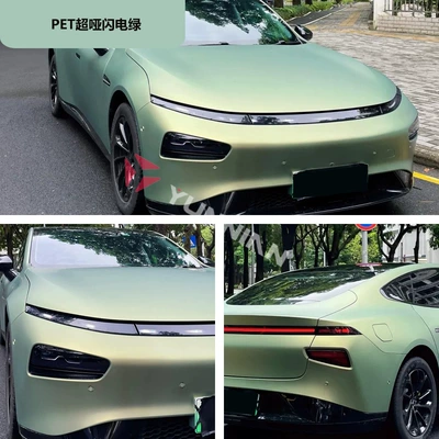 Changing Film Pvc Anti-Scratch and | Auto Color Change Film - pet-super-matte-lightning-green-15216m