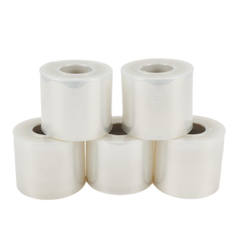 Small Roll Pe Stretch Film 5cm Industrial Packaging Film 6cm Takeaway Cling Film Packaging Box Sealing Grafting Film Packaging Film