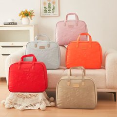 新素材軟骨ミルクベルベット4点セット 厚手不織布 春秋掛け布団 冬掛け布団 ハンドバッグ 毛布包装袋
