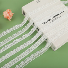 蕾丝花边 1.5cm弹力蕾丝花边 白色蕾丝花边辅料 服装蕾丝配饰辅料