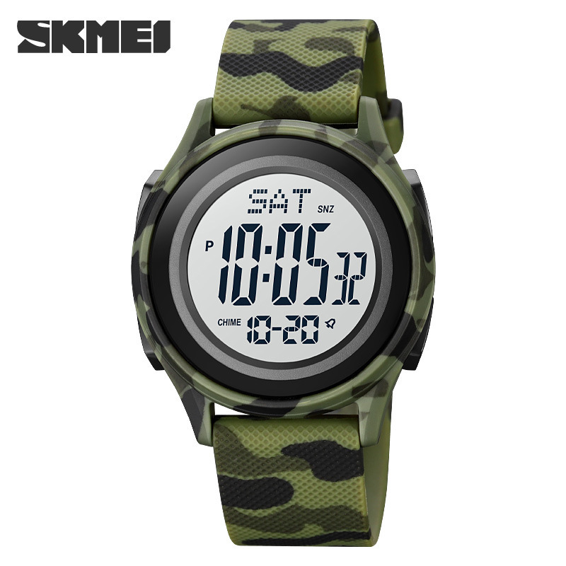 SKMEI 1893 reloj electrónico para hombres y mujeres de alarma deportiva impermeable reloj deportivo luminoso para estudiantes de secundaria y preparatoria