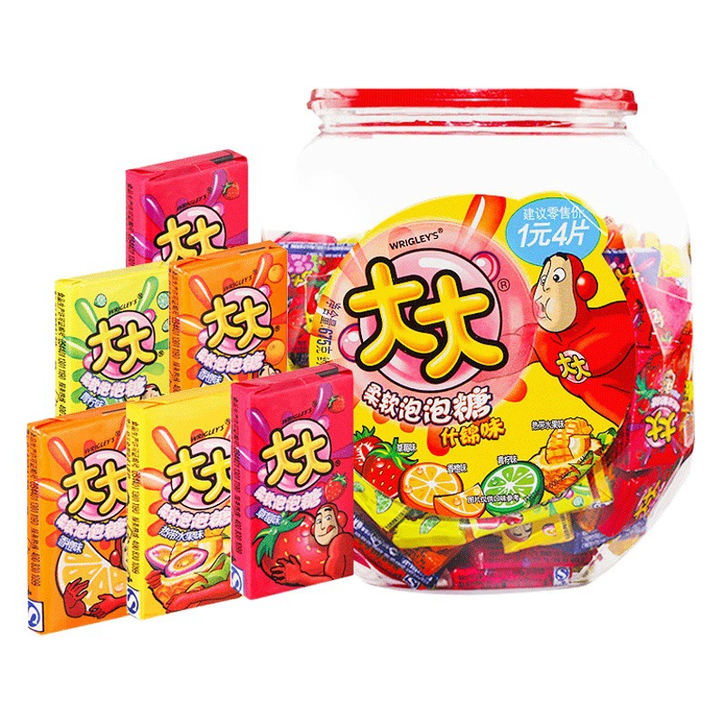 Большая жевательная резинка около 150 штук жевательной резинки Ассорти фруктовых конфет жевательная резинка мягкие конфеты супермаркет Повседневная закуска оптом
