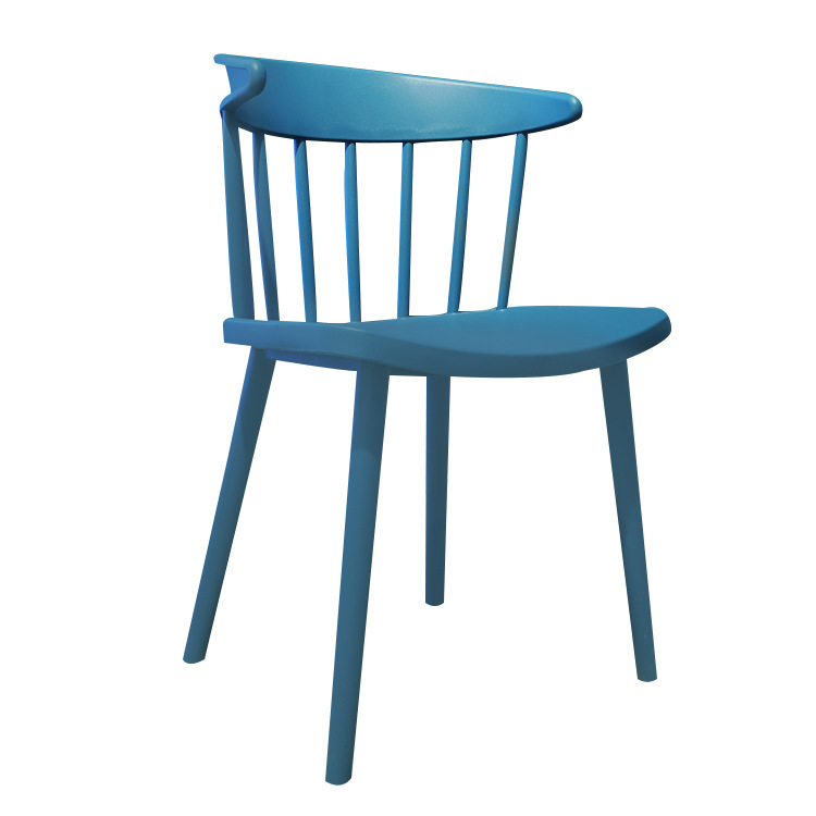 Silla de respaldo nórdica silla de sala de estar silla de negociación silla de plástico a prueba de lluvia silla de café