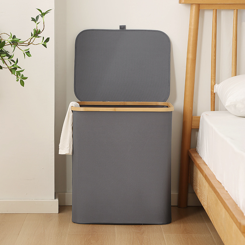 家用兩用牛津布髒衣籃臥室換洗衣物玩具髒衣簍可摺疊整理收納筐