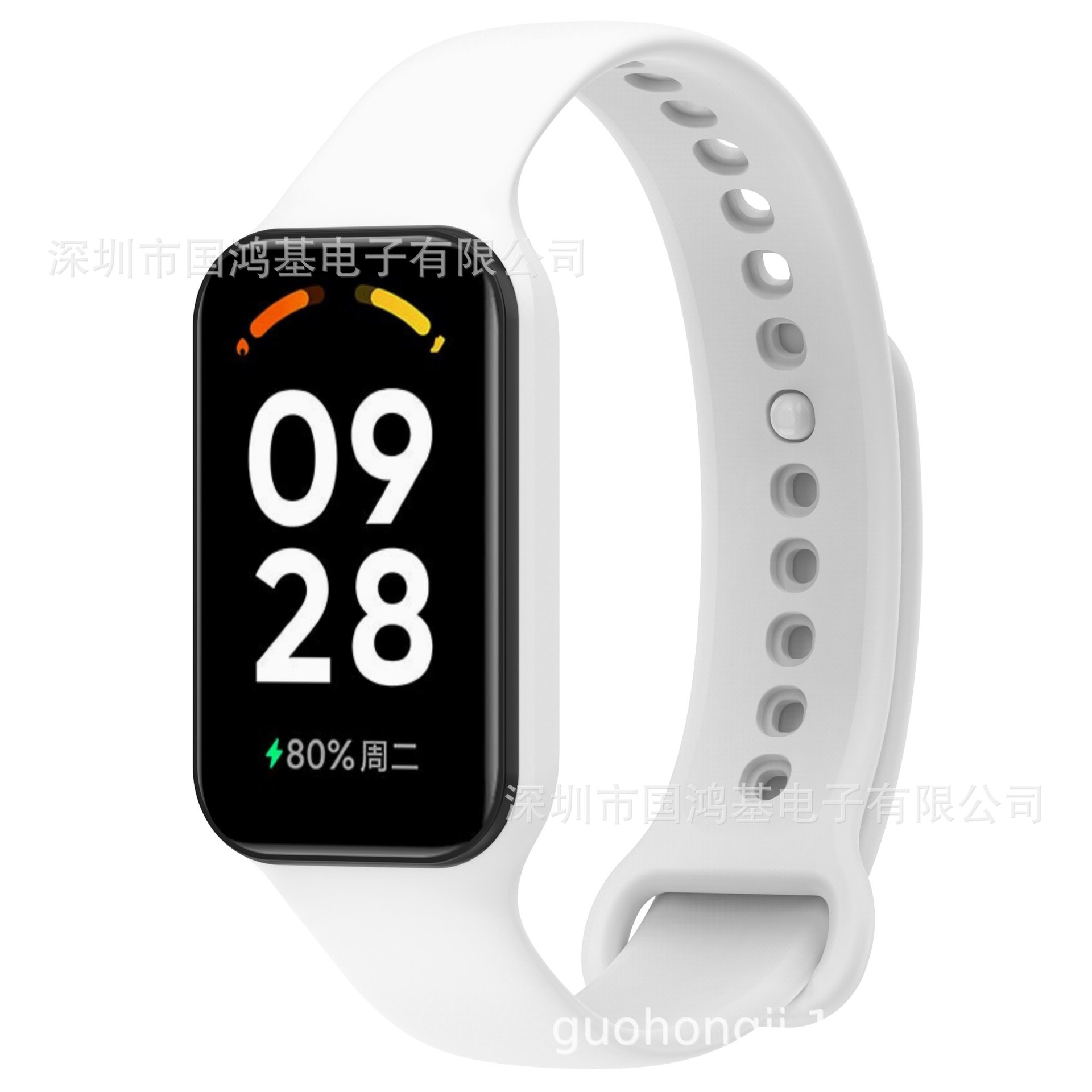 The redmi Band 2 wristband from Guohongji is soft, comfortable, water-resistant and sweat-resistant with silicone undefined