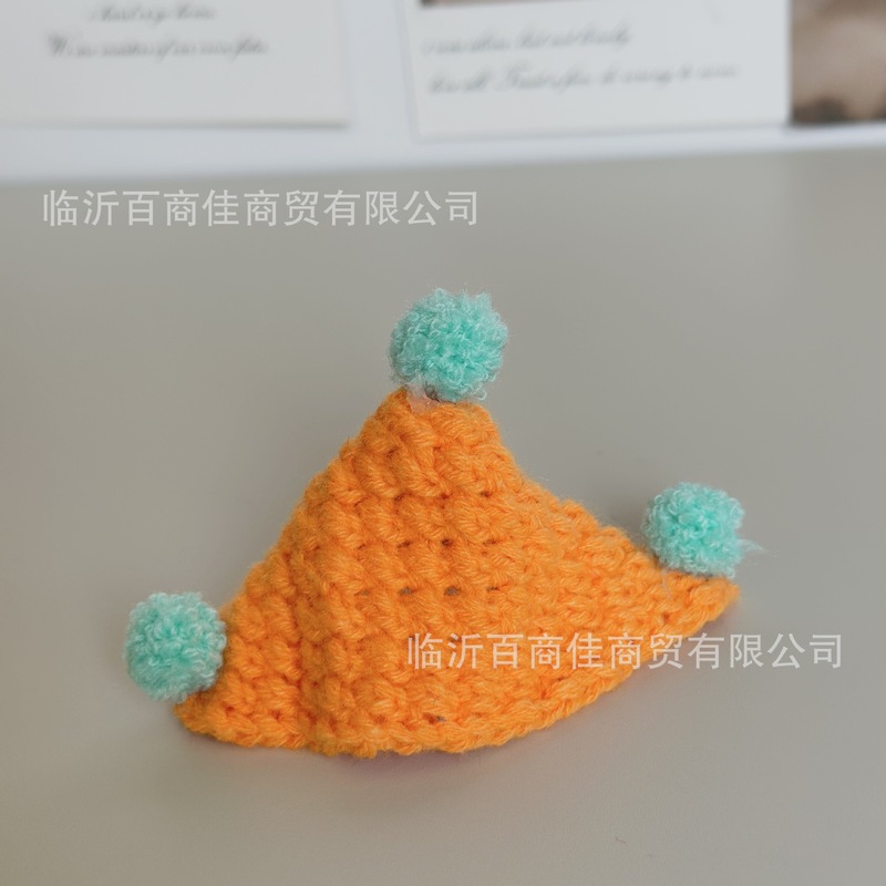 迷你毛线帽子卡通玩偶公仔娃娃装饰毛线帽子配件diy毛线帽子配件|undefined
