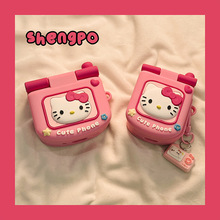 ins少女翻盖适用airpods保护套2苹果无线蓝牙3代Pro2耳机套