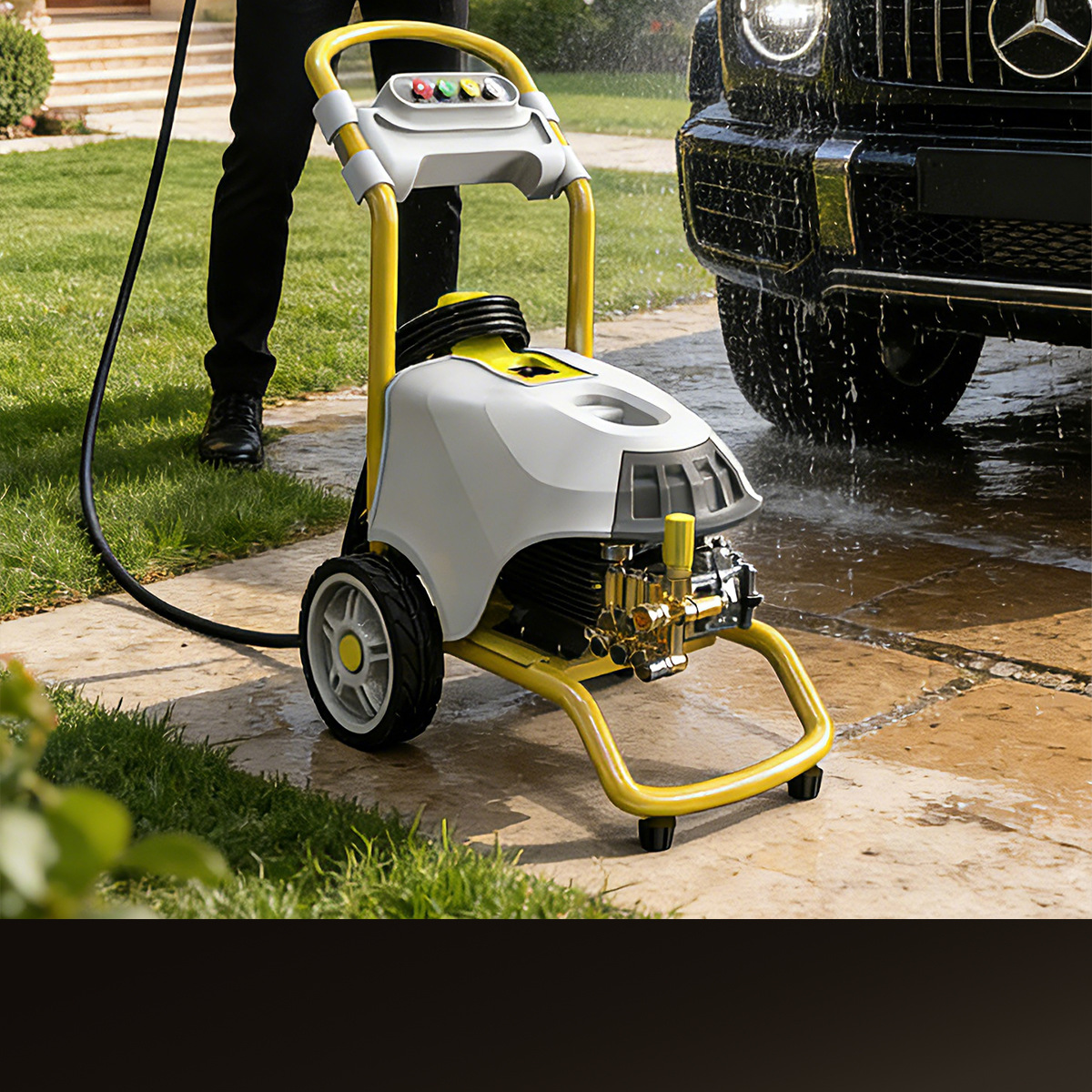 Italian Kinkard Household Car Washing Machine 220V Ultra-High Pressure Cleaning Machine Italian Pump