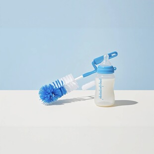 Factory Direct Supply Rotating Nylon Bottle Brush Cleaning Brush Set