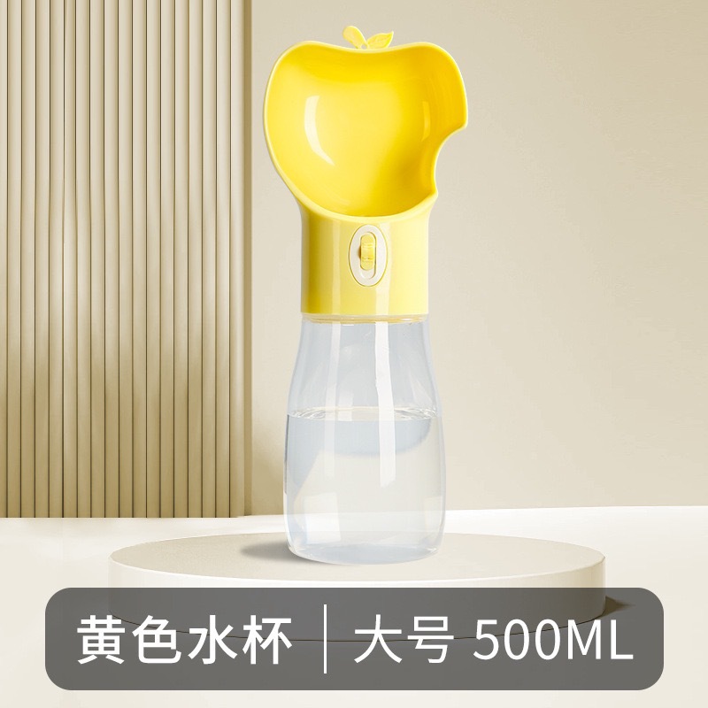 Pet walking taza al aire libre perro fuera de viaje portátil perro tazón de agua de gran capacidad taza de comida al por mayor