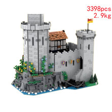 跨境热卖现货MOC-158575小颗粒拼装积木玩具建筑城堡益智模型摆件