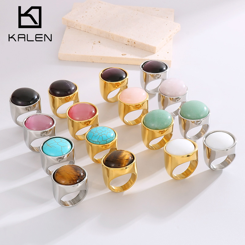 Golden multicoloured ring