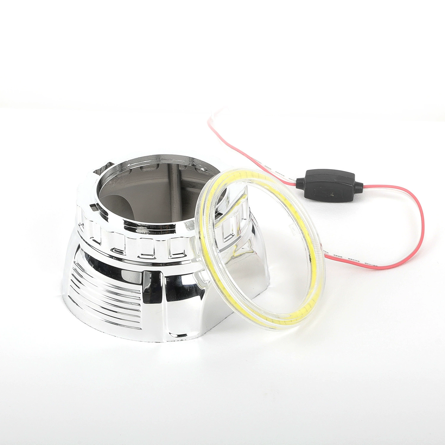 Автомобильная LED-лампа светляк COB Нирен Демон Глаз фонарь модификация Ангельский глаз Туман свет COB апертура дневной свет