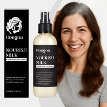 HOEGOA 牛奶柔顺免洗护发喷雾 补水保湿呵护头皮舒适养护头发光泽