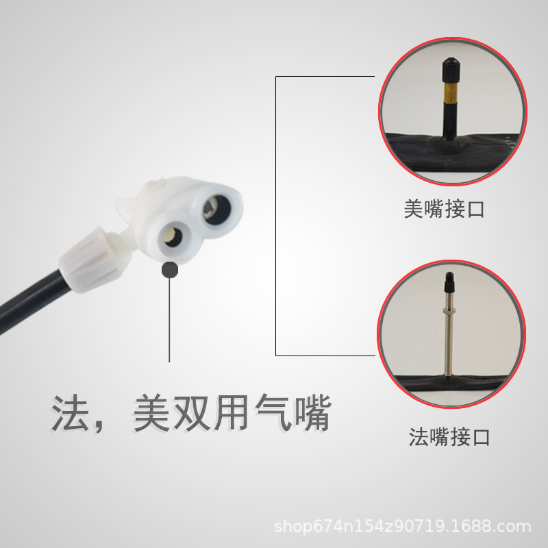 Ounai bomba de bicicleta inflable bomba de baloncesto mini bomba portátil 3630