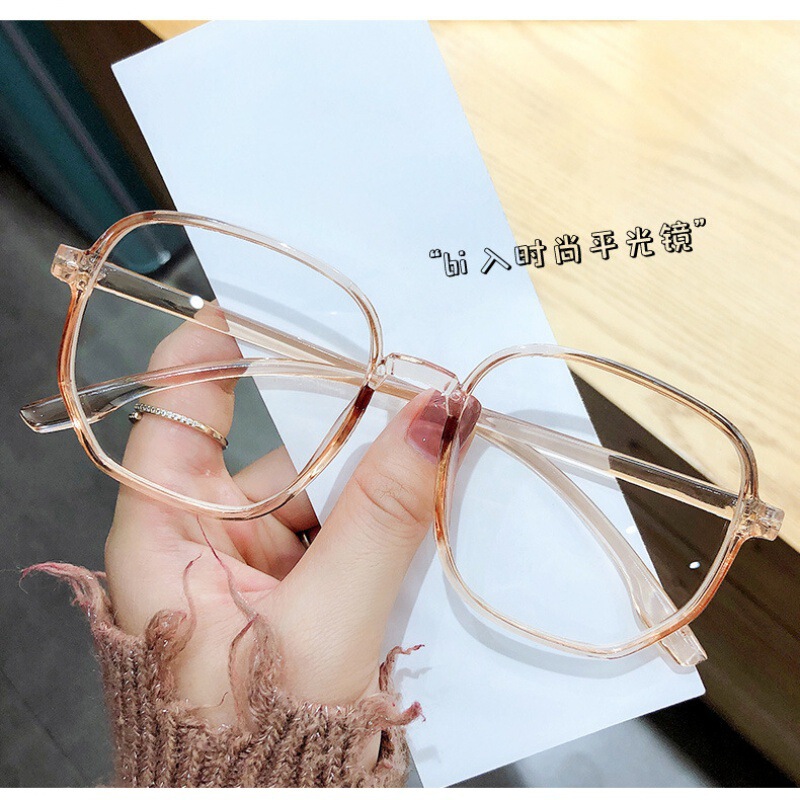 新型ネット赤多角形眼鏡枠潮流大枠ブルーレイ防止眼鏡紅書同項近視完成品卸売り|undefined