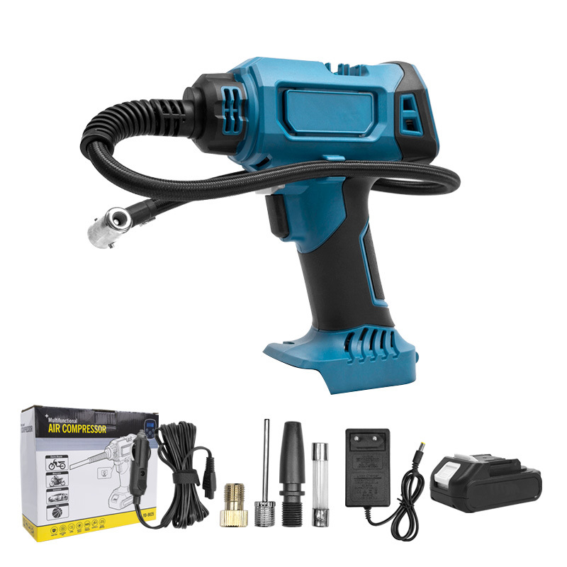 Bomba de aire inalámbrica transfronteriza montada en el vehículo multifuncional neumático de coche al aire libre bomba de aire eléctrica hogar bomba de aire conveniente