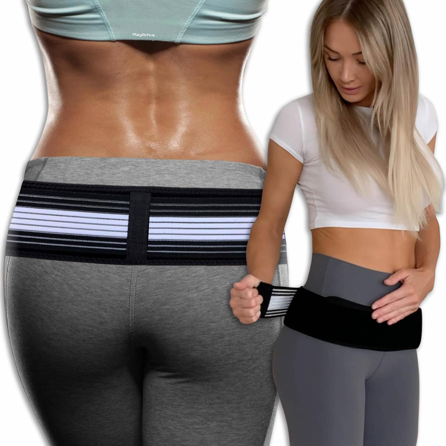 Pregnant Women's Postpartum Abdominal Belt Restraint Girdle Restraint Belt Breathable Girdle Correction Bag Pelvic Belt Hip Belt for Men and Women