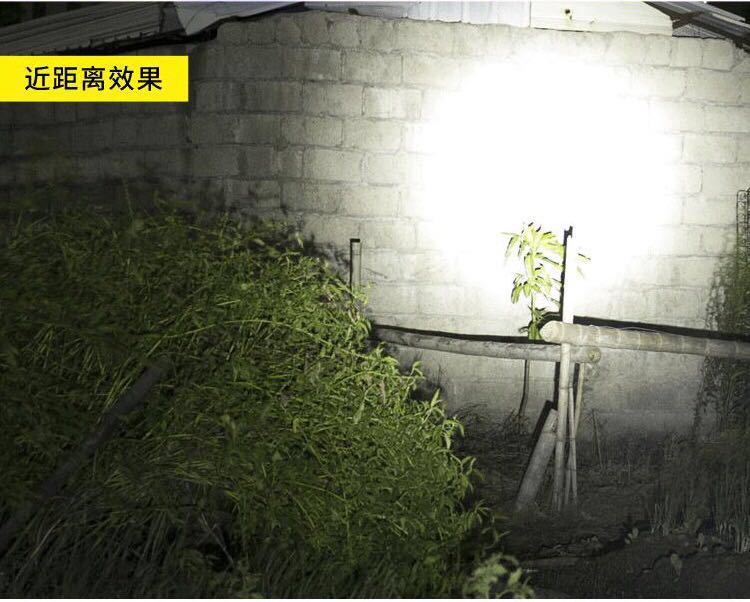 LED portable lithium battery high-brightness flashlight, rechargeable, ultra-bright, long-range, fire-fighting flashlight with SOS mode