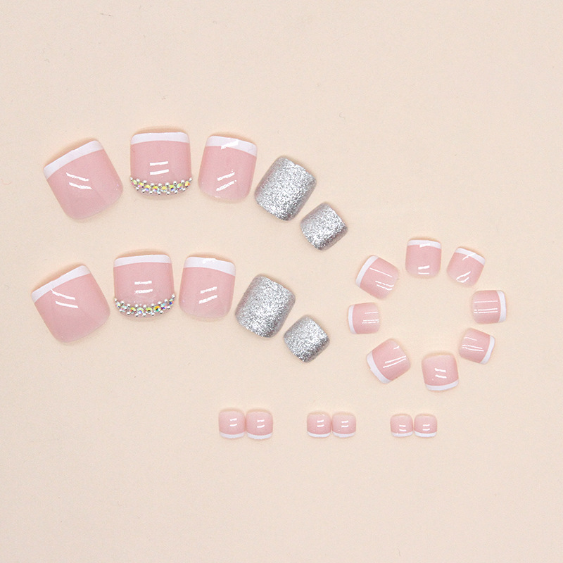 À La Française Sucré Couleur Unie Plastique Ongles Correctifs 1 Pièce display picture 3