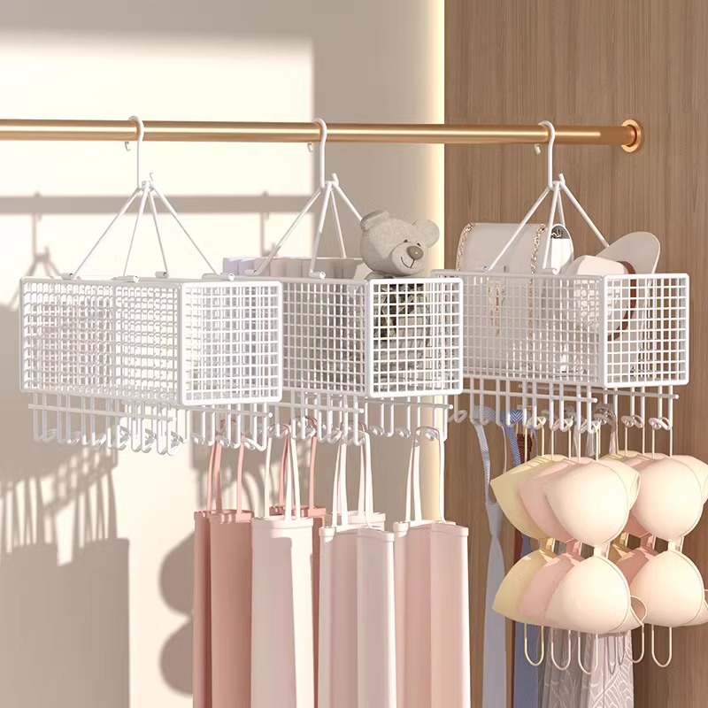 Almacenamiento de ropa interior almacén de dormitorio sujetador cabina almacén de estante armario de casa calcetín gancho estante