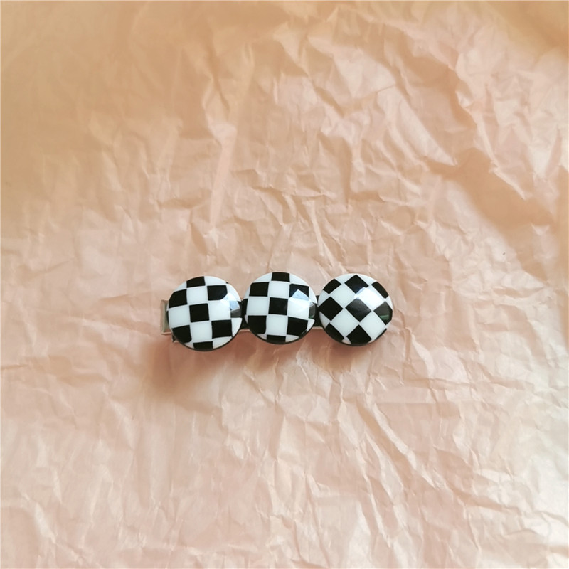 Wholesale Jewelry Plaid Acetate Hairpin Nihaojewelry display picture 13