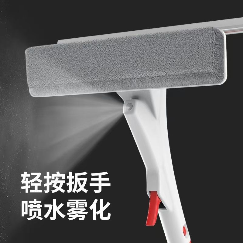 Special Retractable Cleaning Tool for High-Rise Glass Windows, Double-Sided Wiper Cleaning Tool, Household Cleaning Tool for Windows
