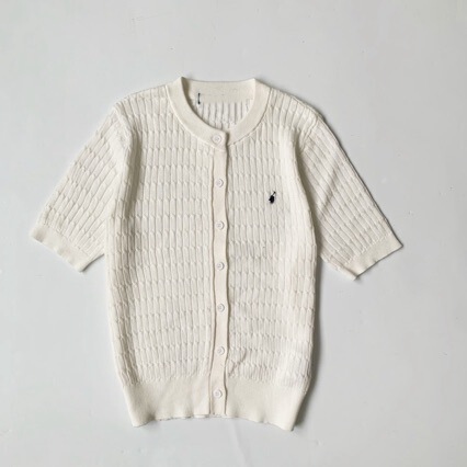 Knitted Cardigan Round Neck Mulberry Silk Top Women's T-Shirt Cute Style Solid Color Loose Knitwear Women's Summer Thin Style Knitted Cardigan Round Neck Mulberry Silk Top Women's T-Shirt Cute Style Solid Color Loose Knitwear Women's Summer Thin Style