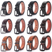 皮带男士欧美时尚滴油针扣腰带中青年牛仔裤百搭腰带休闲腰链批发