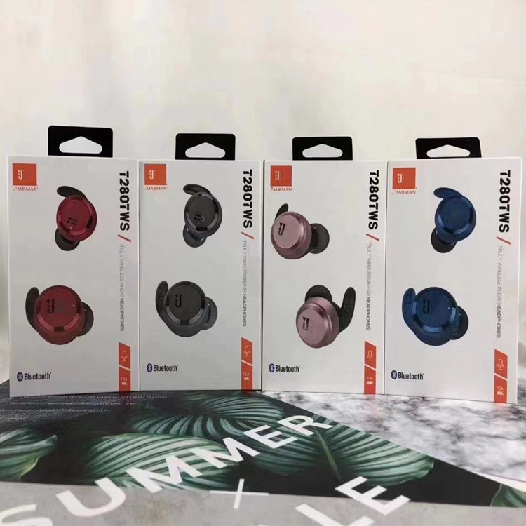 Cross-border headset T280 Bluetooth headset TWS binaural Real Wireless 5.0 mini charging bin in-ear binaural headset Cross-border headset T280 Bluetooth headset TWS binaural Real Wireless 5.0 mini charging bin in-ear binaural headset