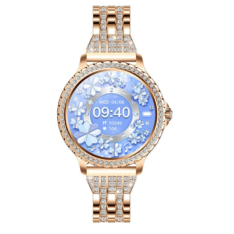 New Women Fashion Smart Watch I58 Bluetooth Call Smart Sports Bracelet IP68 Waterproof Wrist Watch with Diamond