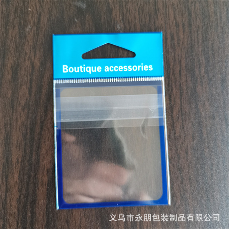 Bolsa de Embalaje Universal de accesorios pequeños en stock bolsa de joyería de plástico transparente compuesto sellado inverso ziplock bolsa al por mayor