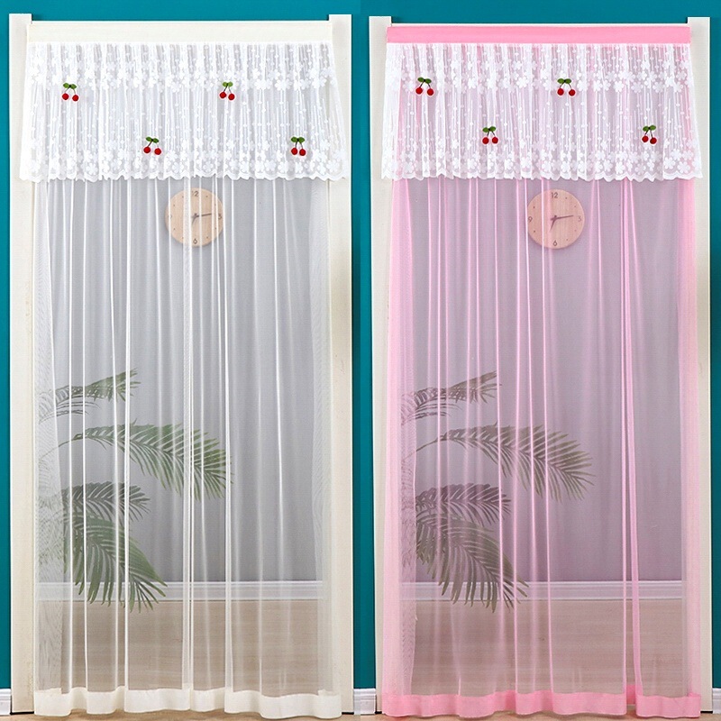 Door Curtain Anti-Mosquito Summer Anti-Mosquito Gauze Curtain Velcro Punch-Free Lace Door Bedroom Kitchen Partition Decorative Curtain Door Curtain Anti-Mosquito Summer Anti-Mosquito Gauze Curtain Velcro Punch-Free Lace Door Bedroom Kitchen Partition Decorative Curtain