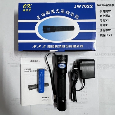 Jw76 / Hz Explosion-Proof Multifunctional Bright Flashlight Jw76 Inspection Waterproof (UV fənərlər) - 7622-standard-configuration-inspection