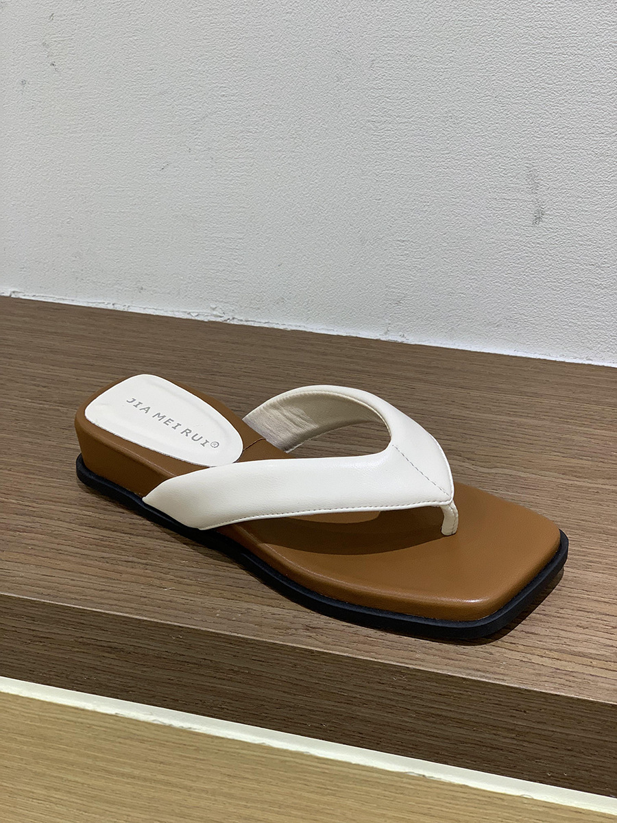 Zapatos retro de tacón alto de cuña, chanclas, chanclas, zapatos de hadas, sandalias francesas plateadas de verano 2025