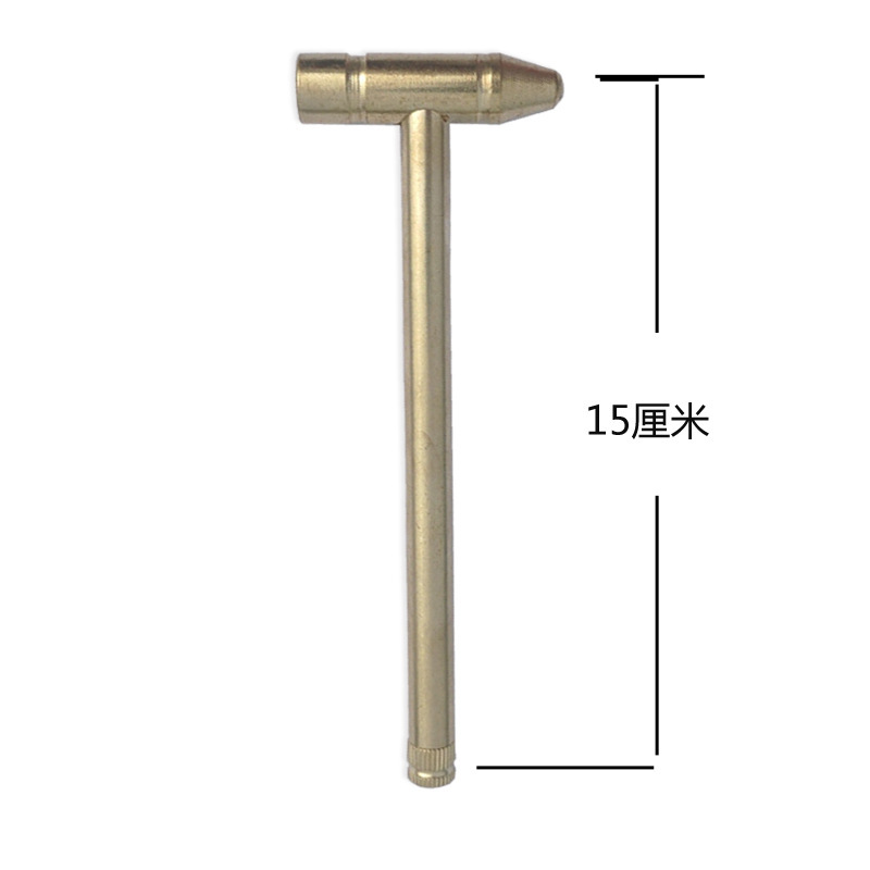 考古掘削ツール宝石恐竜兵馬俑掘削子供玩具小木ハンマー金属ハンマー銅メッキ|undefined