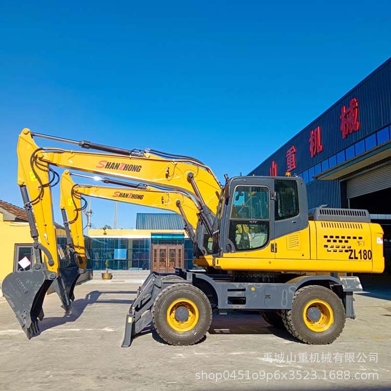 SZL180型轮式液压挖掘机 建筑工程大容量斗式挖掘机