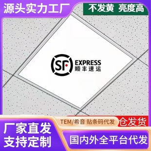 Integrated Ceiling 600X600Led Flat Panel Light 60X60 Panel Light Gypsum Mineral Wool Board Office Led Engineering Light