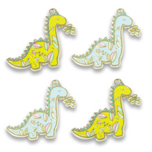 DIY饰品配件刻字石头滴油美人鱼绿色缝线水晶玛瑙石十字架挂件