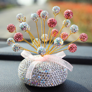 Internet Celebrity Diamond-encrusted Baby's Sky Star car ornaments car interior center console ornaments interior decoration supplies