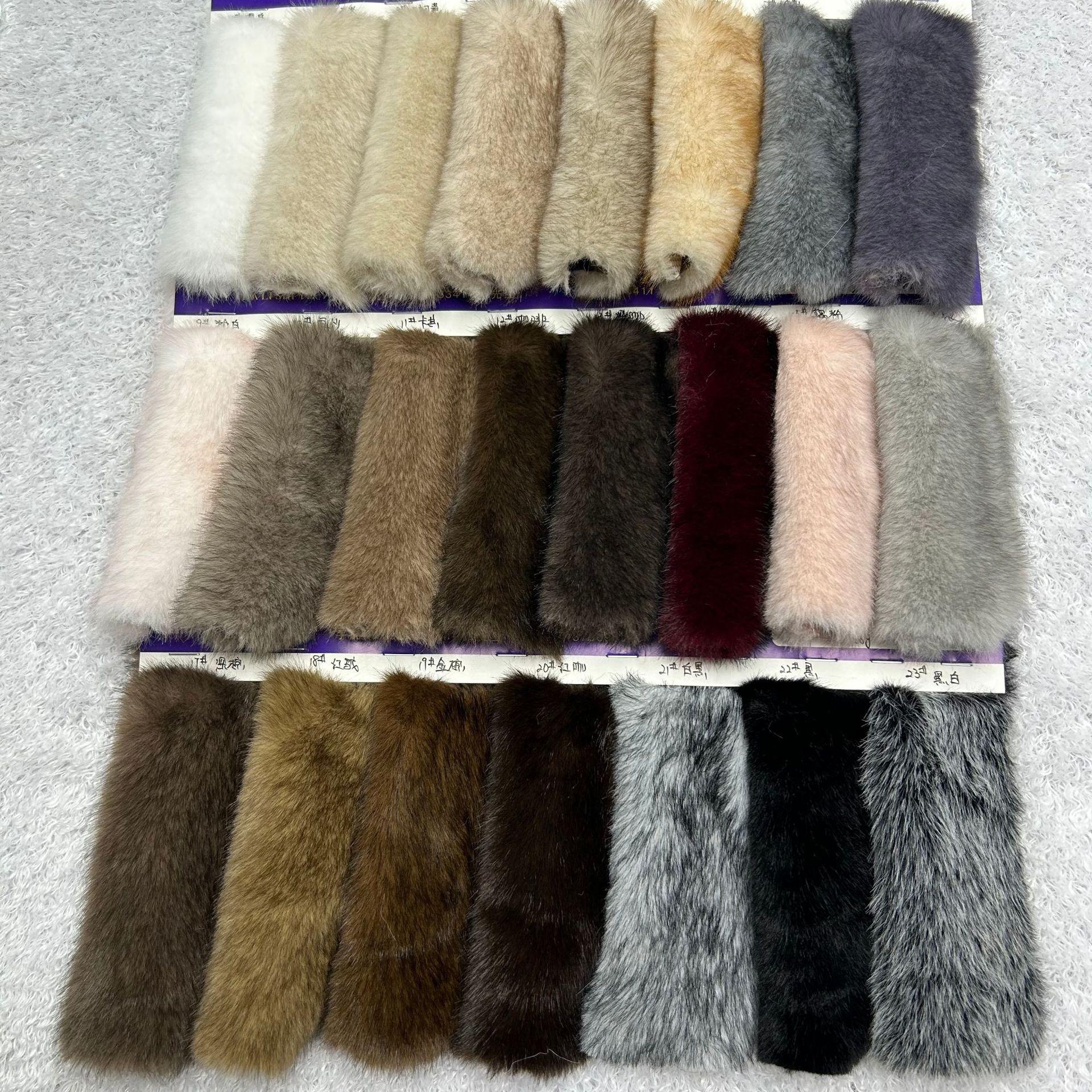 染尖仿貂绒 小姆貂 罗曼貂 15毛双色水貂绒 服装鞋材毛绒面料