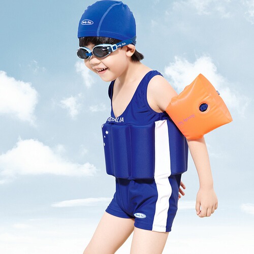 Children's Solid Color Sun Protective Swim Cap for Boys and Girls, Comfortable Elastic Ear Protecting Long Hair Swim Cap