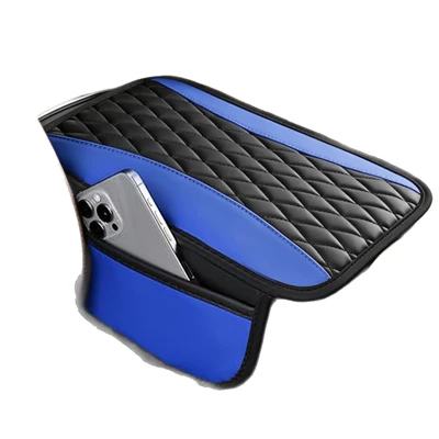 Armrest box pad — Diamond-Shaped Double-Stitched Pattern, Universal Type