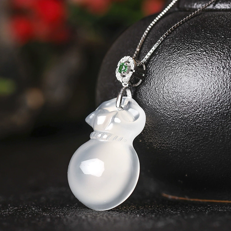 Organic stone inlay, pendant jade, accessory, wholesale, silver 925 sample