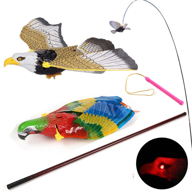Eagle moving electric singing toy hanging wire wing toy lifting…
