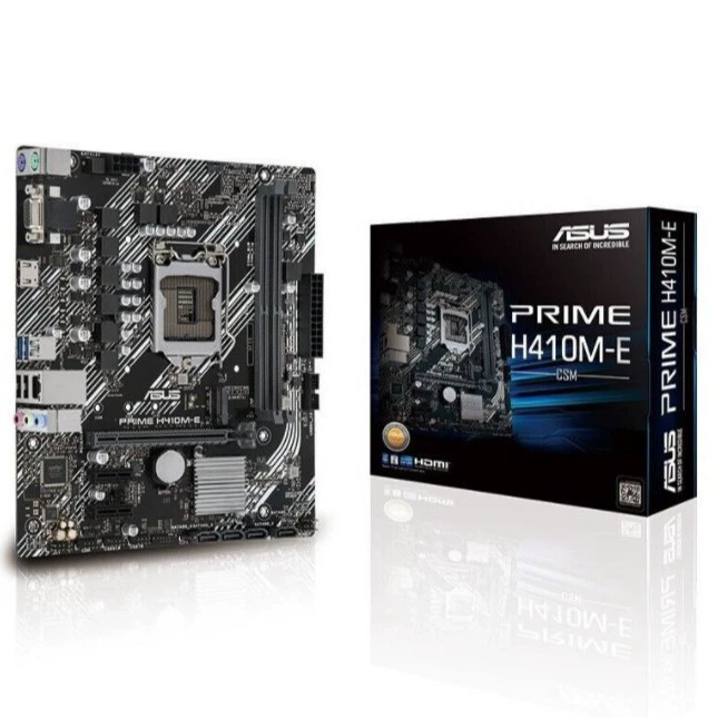 Материнская плата PRIME H410-E для настольного ПК, поддержка процессоров 10-го поколения, сокет LGA1200, в наличии