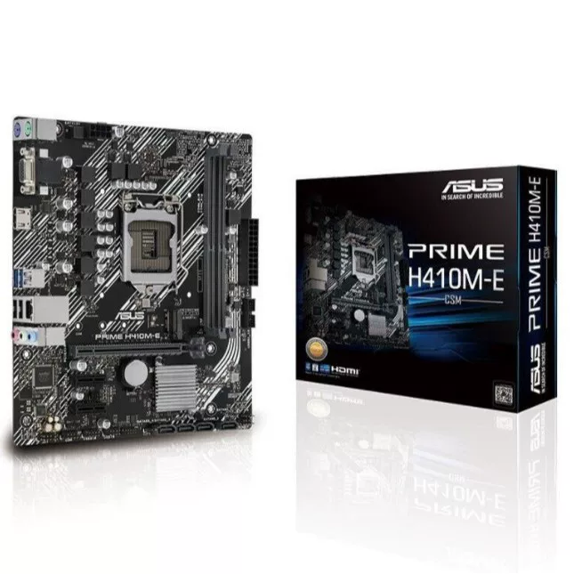 Материнская плата PRIME H410-E для настольного ПК, поддержка процессоров 10-го поколения, сокет LGA1200, в наличии